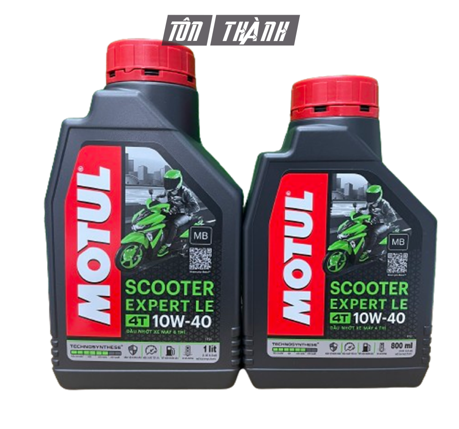 Nhớt xe tay ga MOTUL SCOOTER EXPERT LE 4T 10W40 cao cấp (0.8 Lít & 1 Lít)