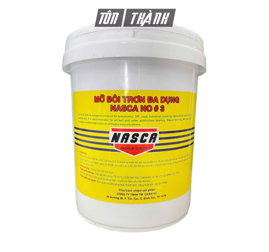 Mỡ bò bôi trơn NASCA đa dụng cao cấp USA (XÔ 15 KG)