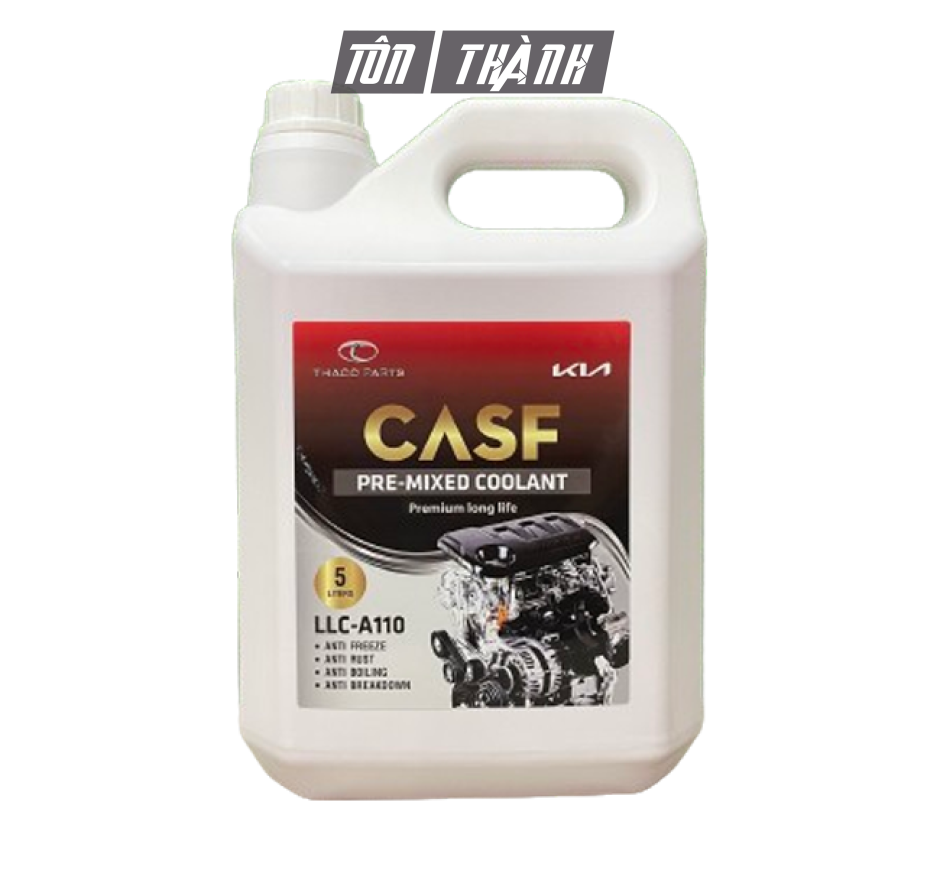 NƯỚC LÀM MÁT ĐỘNG CƠ Ô TÔ THACO MÀU ĐỎ MÃ: LLC-A110 (5 LÍT)