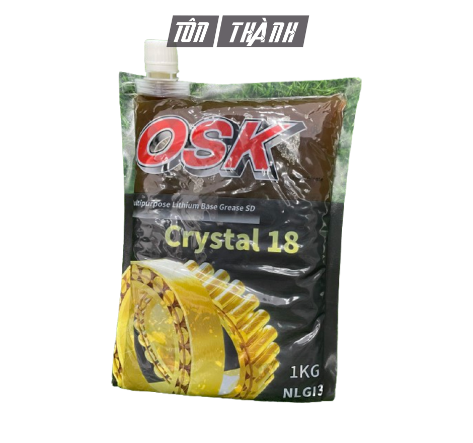 MỠ BÔI TRƠN BẠC ĐẠN CHỊU NHIỆT ĐA NĂNG OSK CRYSTAL 18 1 KG