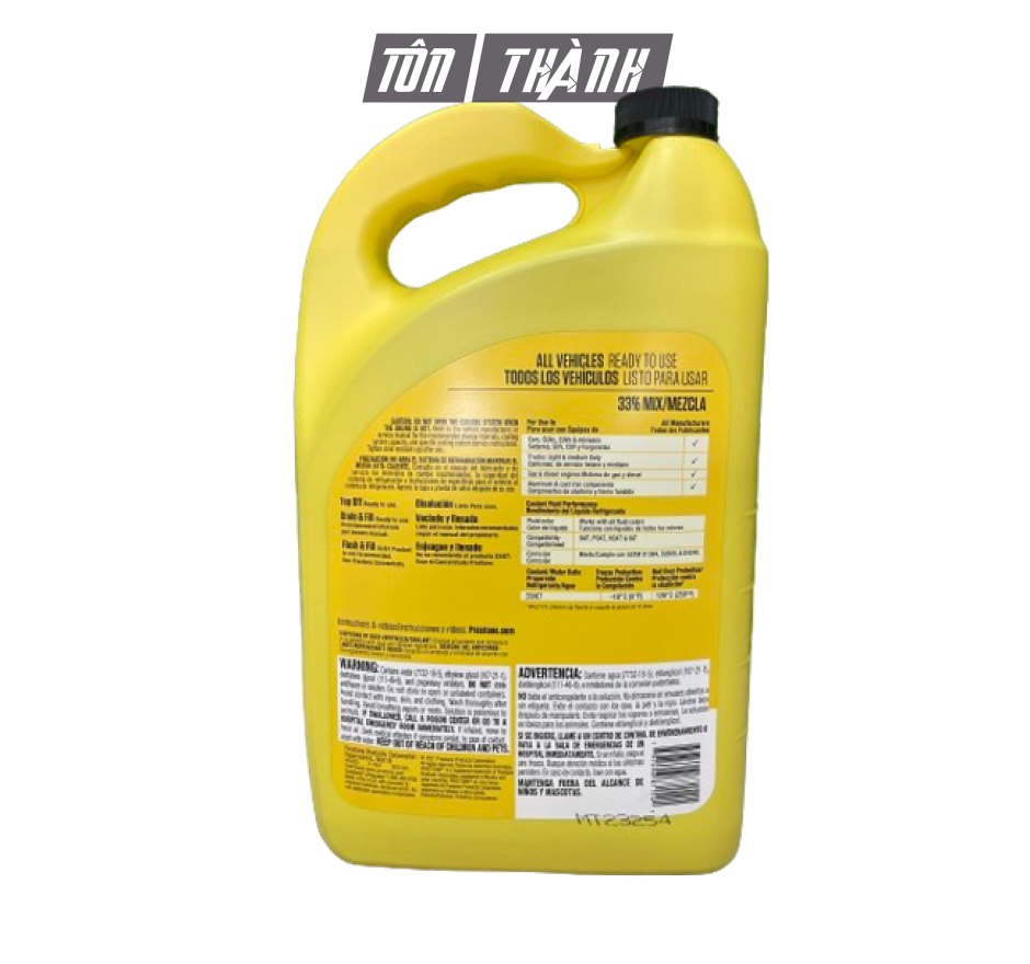 NƯỚC MÁT PRESTONE XANH AF2033 PHÙ HỢP TẤT CẢ ĐỘNG CƠ XE Ô TÔ (3.78 LÍT)