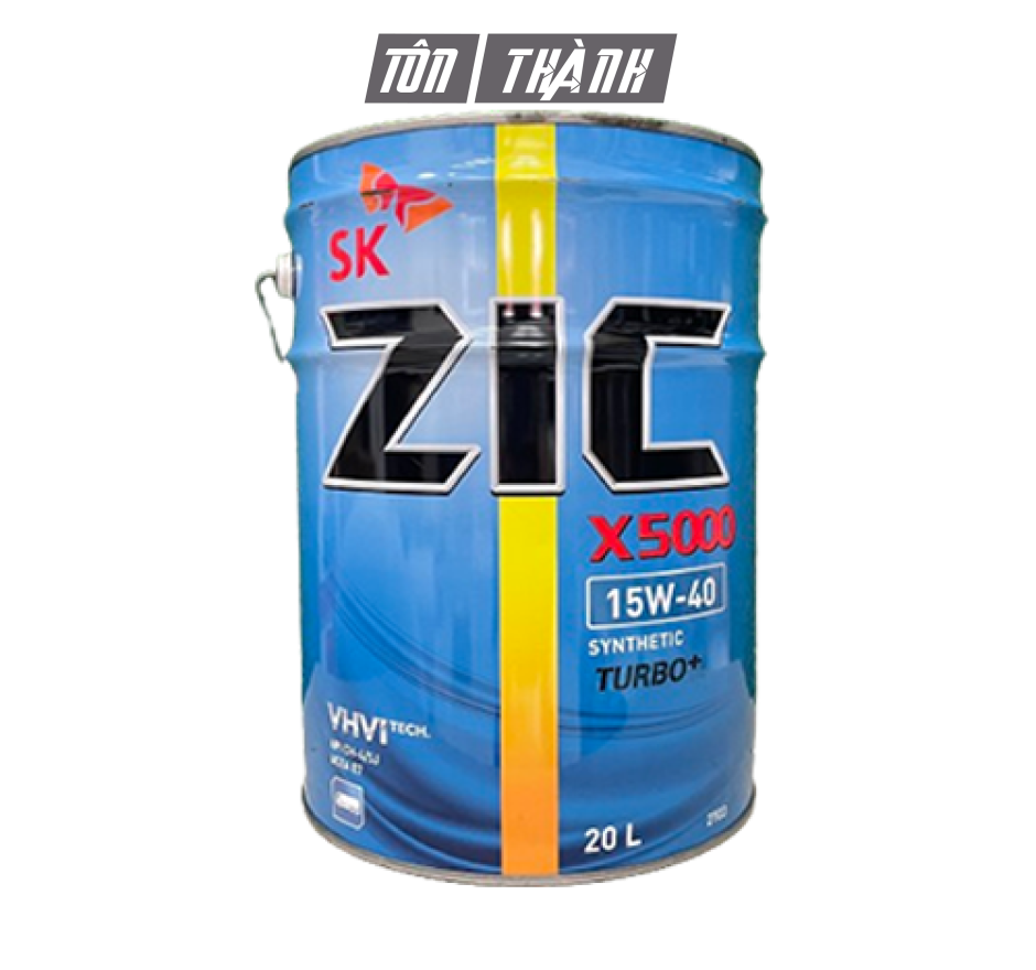 DẦU NHỚT XE TẢI NẶNG SK ZIC X5000 15W40 (20 Lít)