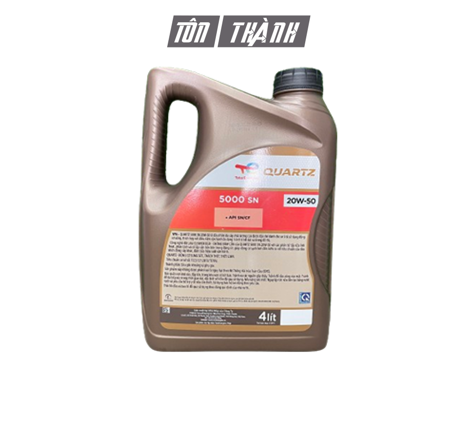 Nhớt động cơ Total Quartz 5000 20W50 (4 lít)