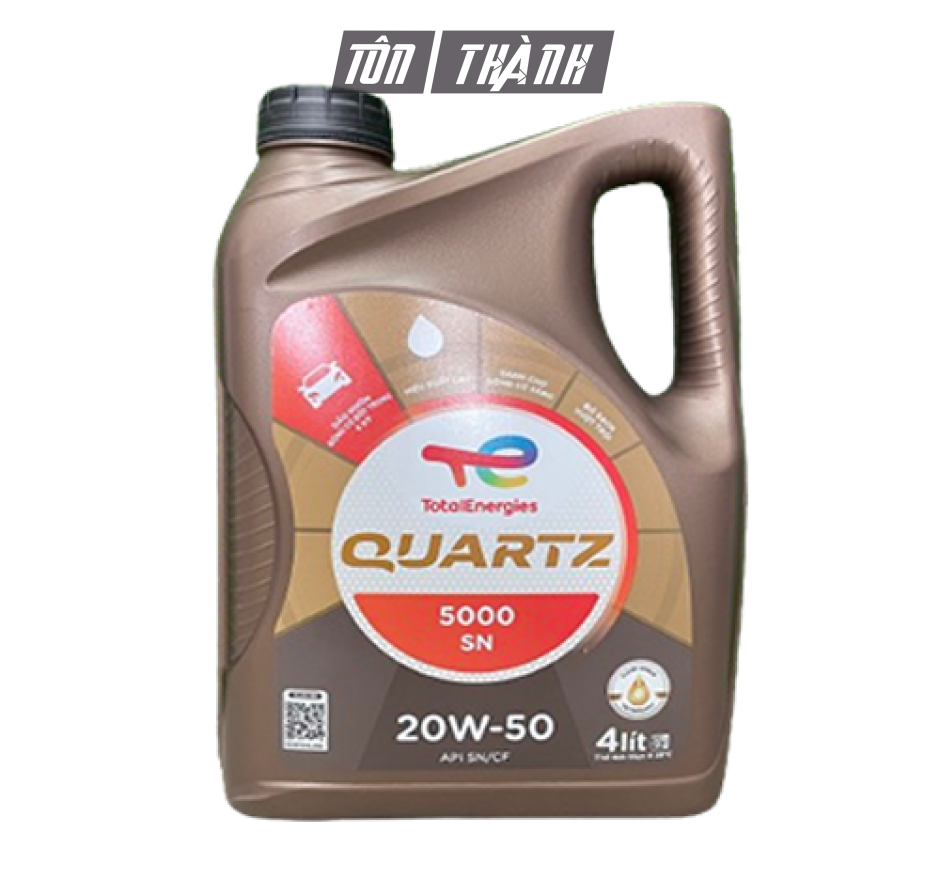 Nhớt động cơ Total Quartz 5000 20W50 (4 lít)