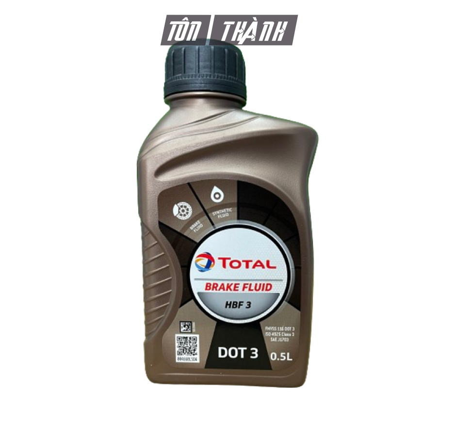 DẦU PHANH CAO CẤP TỔNG HỢP TOTAL HBF3 DOT 3 (500ML)
