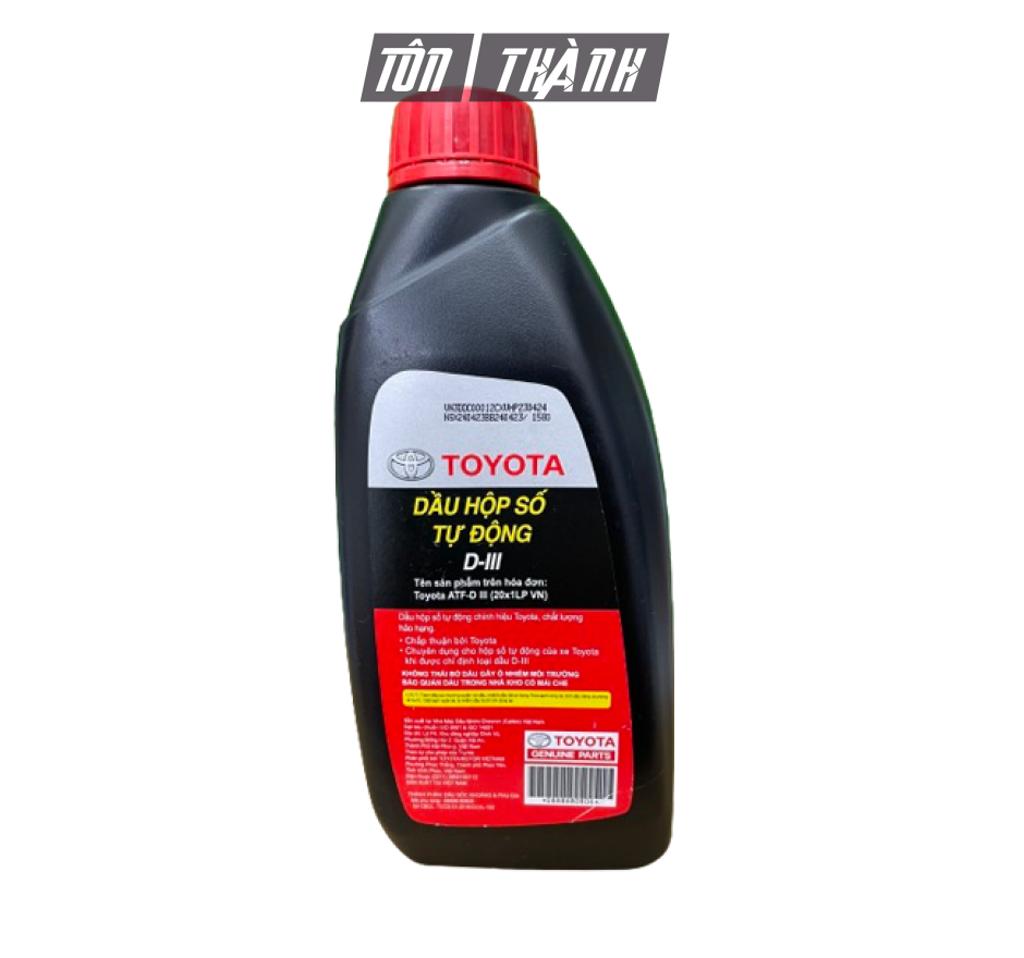 DẦU HỘP SỐ TỰ ĐỘNG TOYOTA D-III (1 LÍT)