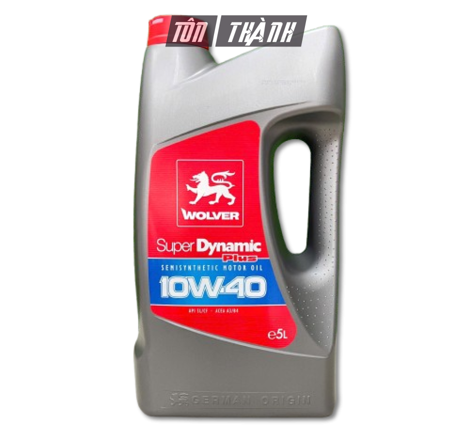 Dầu Nhớt Ô Tô Cao Cấp Wolver Super Dynamic 10w40 (5 Lít)