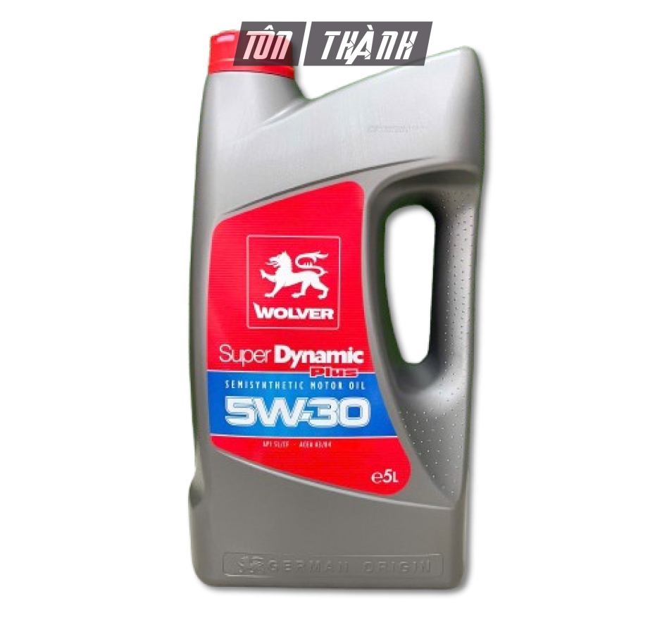 Dầu Nhớt Ô Tô Cao Cấp Wolver Super Dynamic 5w30 (5 Lít)