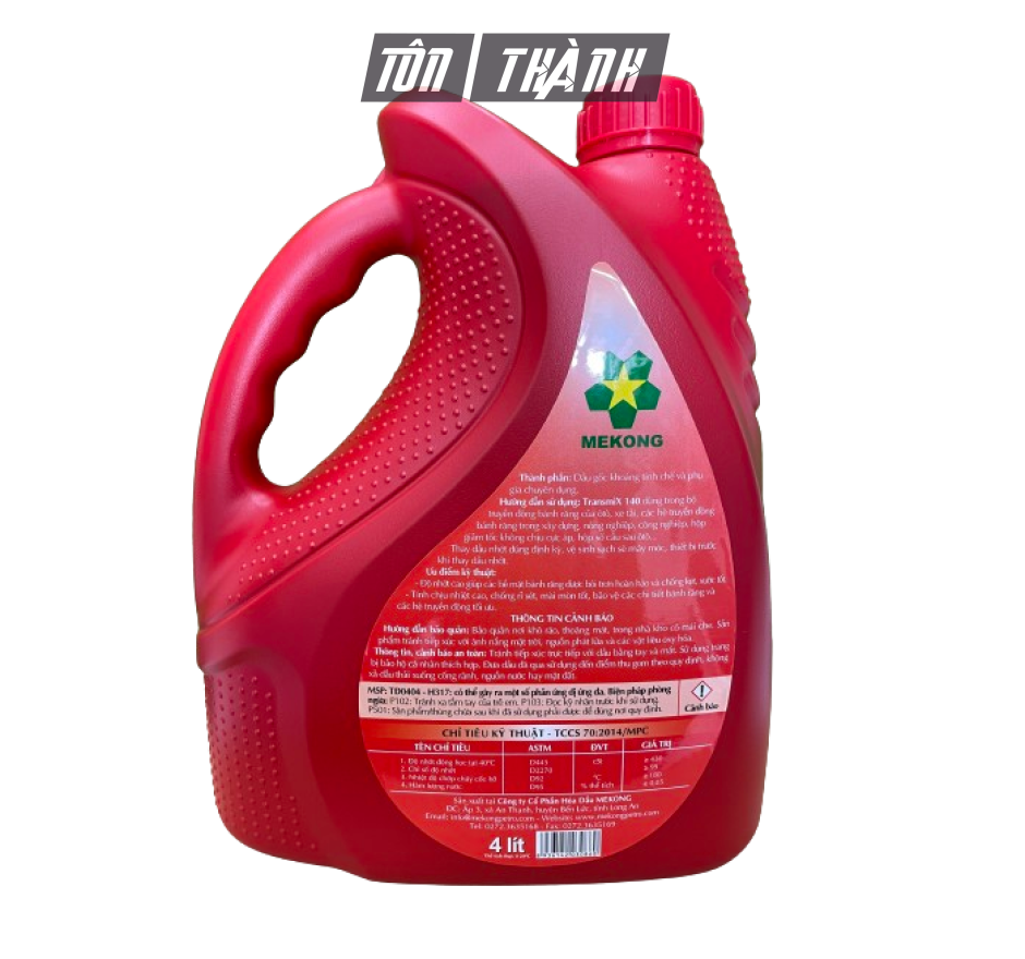 DẦU TRUYỀN ĐỘNG MEKONG TRANSMIX 140 (4 LÍT)
