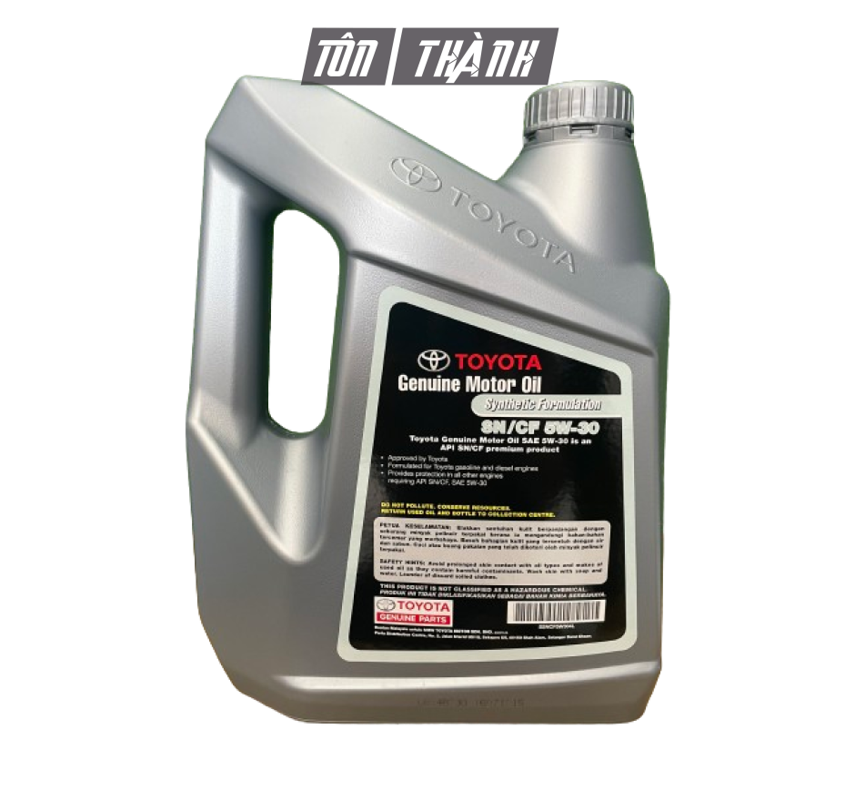 DẦU NHỚT TOYOTA GENUINE MOTOR OIL SN/CF 5W-30 (4 LÍT)