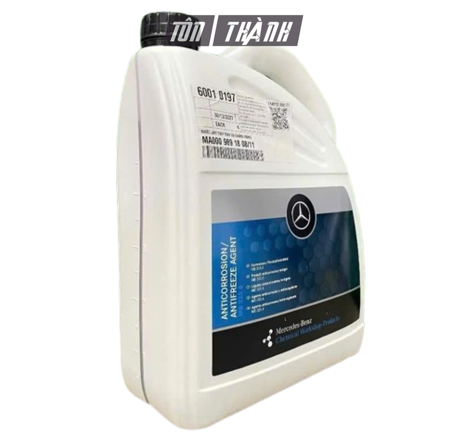 Nước làm mát màu hồng cao cấp Mercedes (5 Lít)