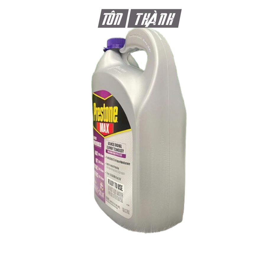 Nước làm mát động cơ Prestone MAX màu tím chuyên dụng cho xe Châu Âu (3.78 lít)