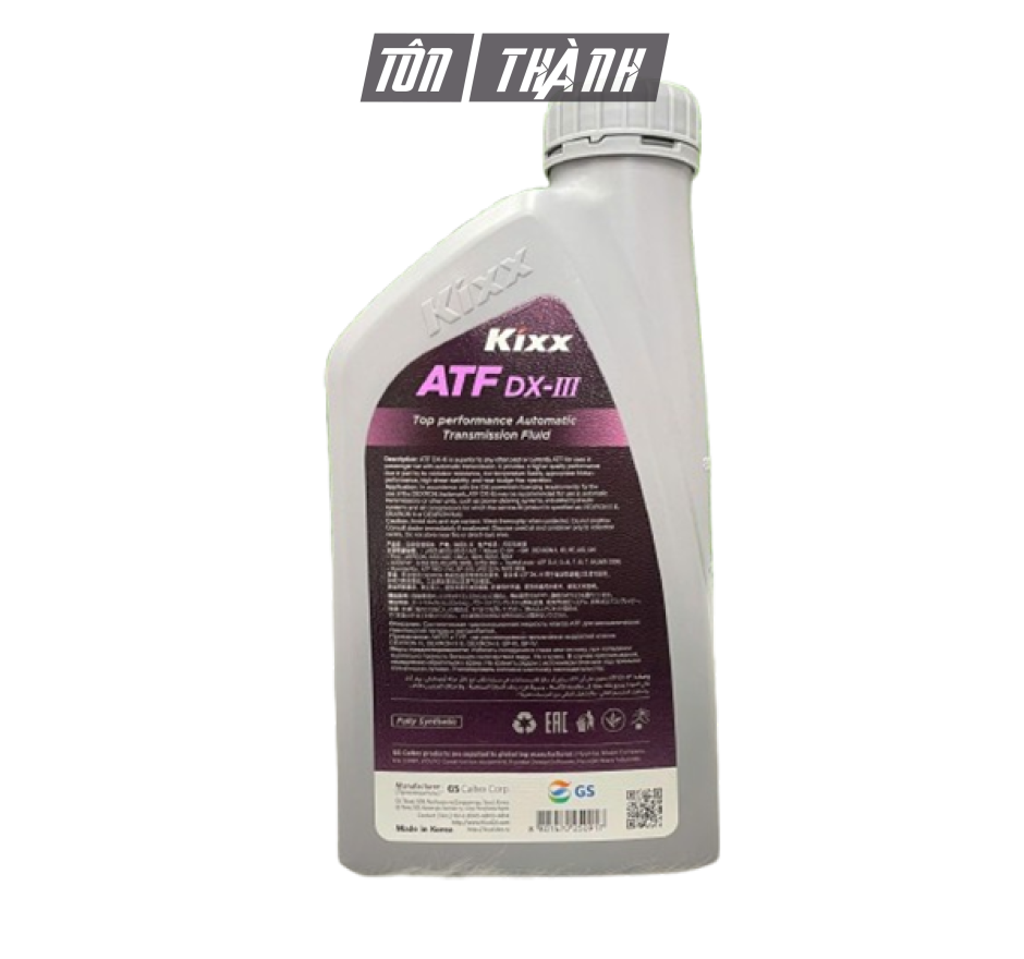 Dầu Hộp Số Tự Động KIXX ATF DX-III (1 Lít)