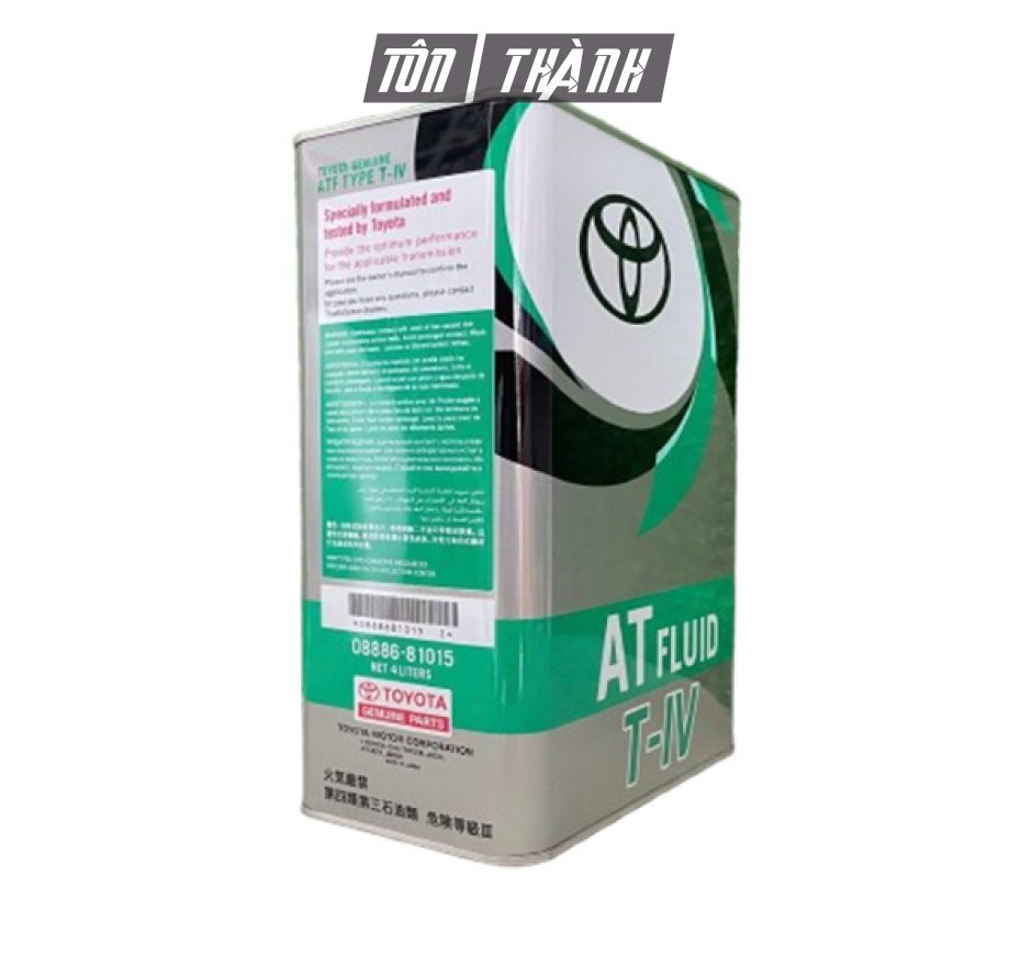 DẦU HỘP SỐ TỰ ĐỘNG TOYOTA TYPE T-IV AT FLUID (4 Lít)