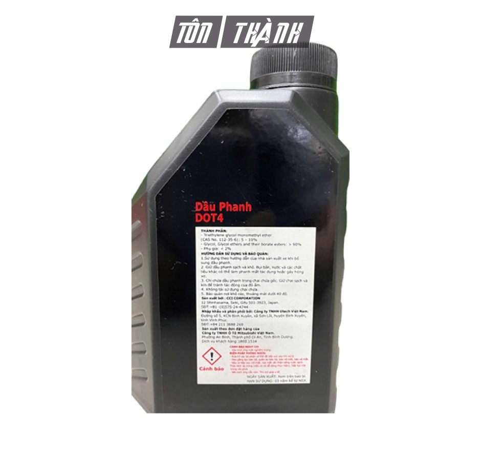 DẦU PHANH MITSUBISHI MOTOR DOT 4  GENUINE PARTS 500ML ( NHẬT BẢN )