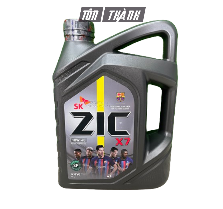 DẦU ĐỘNG CƠ XE Ô TÔ SK ZIC X7 10W40 (4 LÍT)